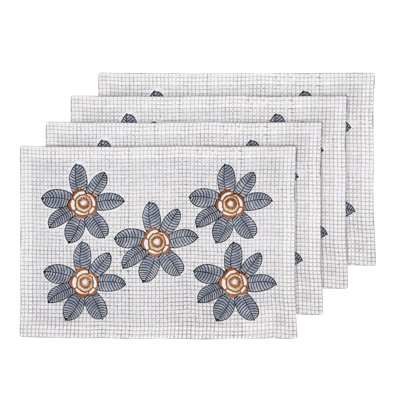 Elephant Apple Flowers Table Placemat 14x20 Inch