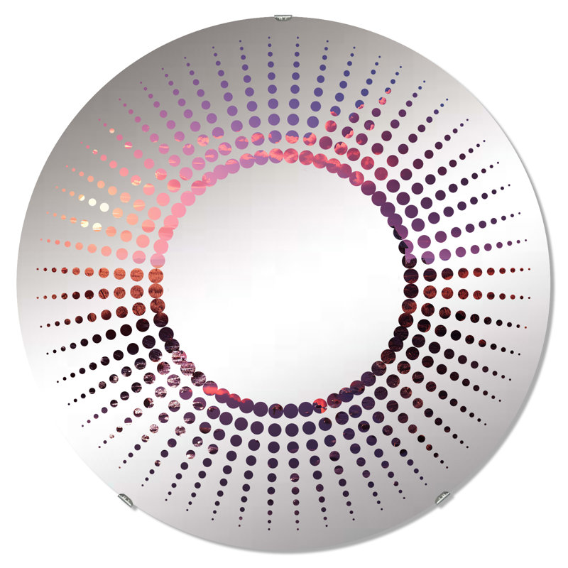 Sunset Farm Dreams - Miroir décoratif Starburst-MIR111683-Rond, 31,4 po x 31,4 po