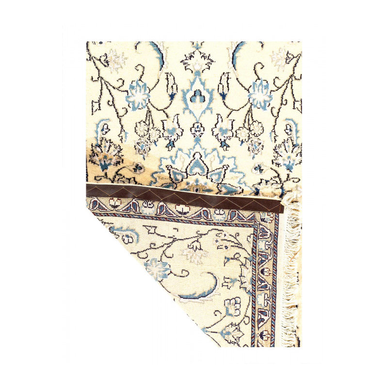 Tapis rectangulaire en laine d'agneau unique 5 pi x 3 pi Ihno