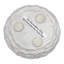 Bol rond en marbre ciselé moderne pour la décoration de la cuisine - Pièce maîtresse décorative contemporaine pour la décoration intérieure - 18 cm