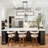 4 - Light 45 inch Dimmable Kitchen Island Chandelier