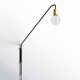 Vigo Single Light Steel Dimmable Plug-in Swing Arm Sconce