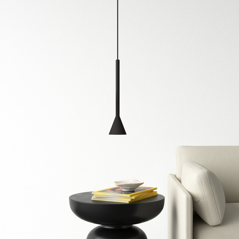 Tyrus 1 - Light Matte Black Single Pendant