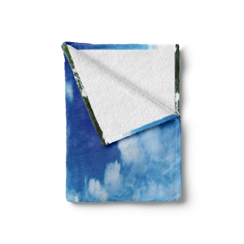 Hand Woven Throw Blanket, 70" W x 90" L