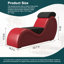 Fitser Vegan Leather Chaise Lounge-1970560196