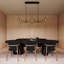 Lustre rectangulaire à 6 lumières Ray-101810127-102054734