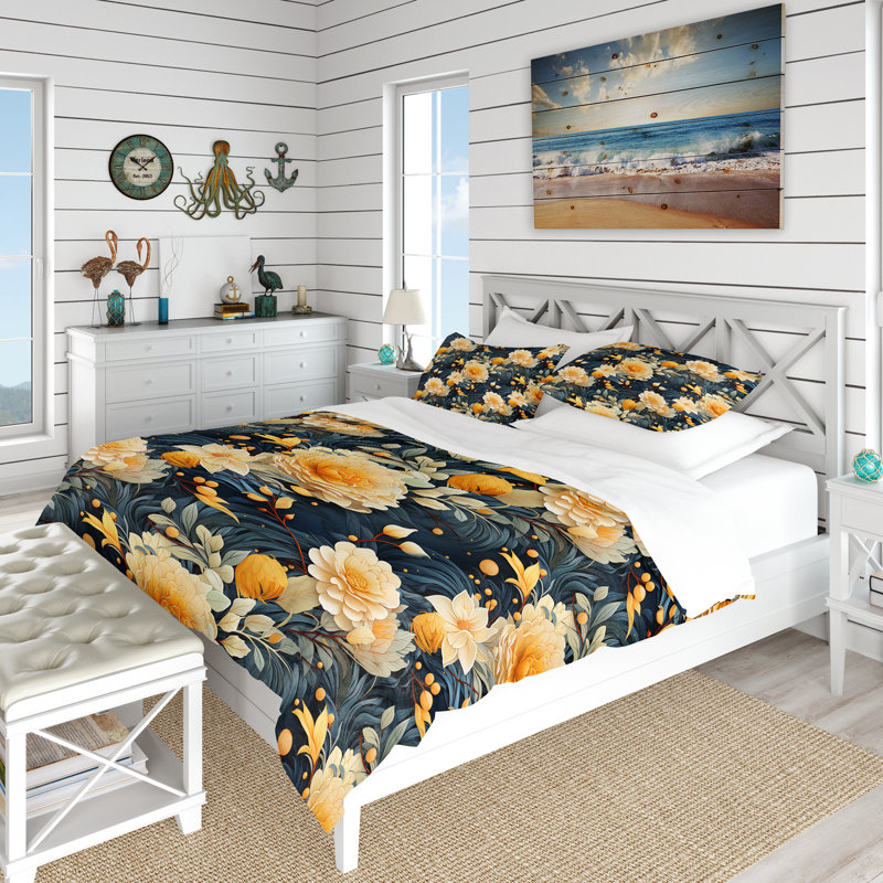 Ensemble de housse de couette Ocean Odyssey, Housse de couette pour très grand lit et 2 très