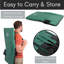 Chaise de stade rembourrée inclinable rembourrée avec coussin de siège - sièges de stade portatifs avec support pour le dos, 6 positions d'inclinaison, accoudoirs et sangles de transport pour le sport, le camping ou la plage, vert-24819789