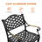 Howlett Round 4 - Person  Aluminum Dining Set with Cushions-260506415