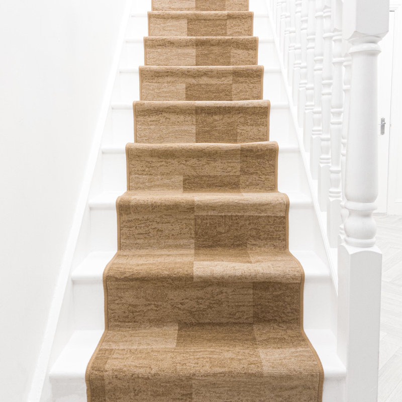 Stair Runner Geometric Area Rug, Runner 120 x 450 cm