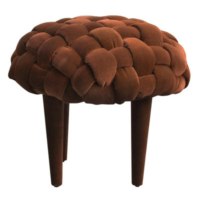 Solid + Manufactured Wood Accent Stool