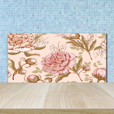 50cm W x 100cm L Glass Peel and Stick Panel