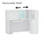 L-Shaped Solid + Manufactured Wood Reception Desk-550302685