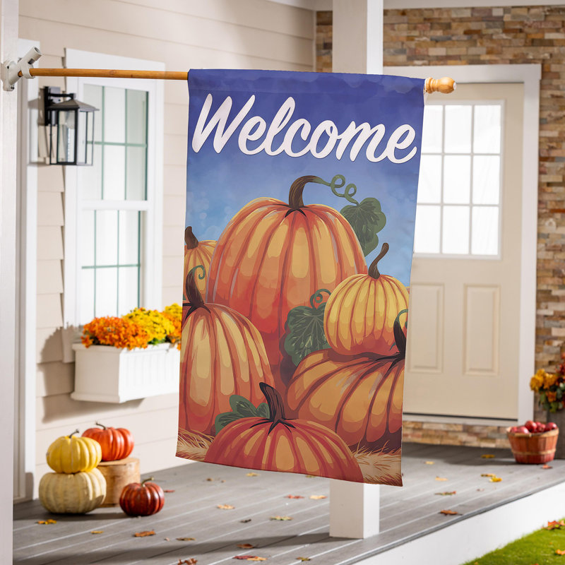 Drapeau de maison Welcome