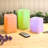 Battery Operated Multifunction Wax LED Candles, Square - 3 Count