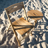 Farhia Teak - Person Patio Conversation Sets