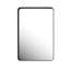 Armoire à pharmacie de salle de bain avec miroir: cadre en métal noir encastré de 20 po x 30 po, tablettes réglables - qualité, brouillard, corrosion, qualité de trait résistant-1560668334-1560668304