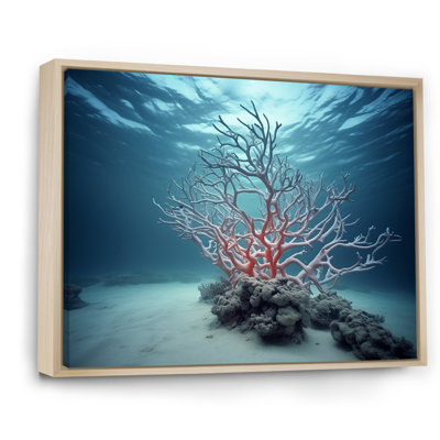 "Pink Branching Coral Serenity", reproduction d'art sur toile