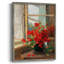 Reproduction florale vintage avec encadrement CECLXIV - bois massif-831929114