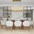 Naviel 12-Light Glass Tube Linear Chandelier-1787996415-1778383394