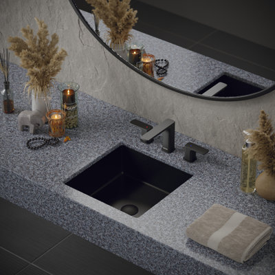 Karran Cinox 15.75 " Stainless Steel Square Bathroom Sink