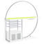 Casey White 2-Door LED Home Bar