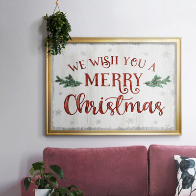 «We Wish You», reproduction de photo sur toile simple