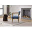 Chaise de salle à manger en tissu, chaise de salon-2052553936-2052553937