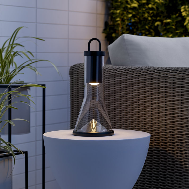 Kandella Accent Rechargeable Table Lamp, Matte White