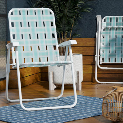 Set of 2 Priscilla Folding Beach Chairs by Novogratz