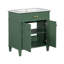 30-inch bathroom vanity with ceramic basin, soft close door and adjustable shelves-111123876