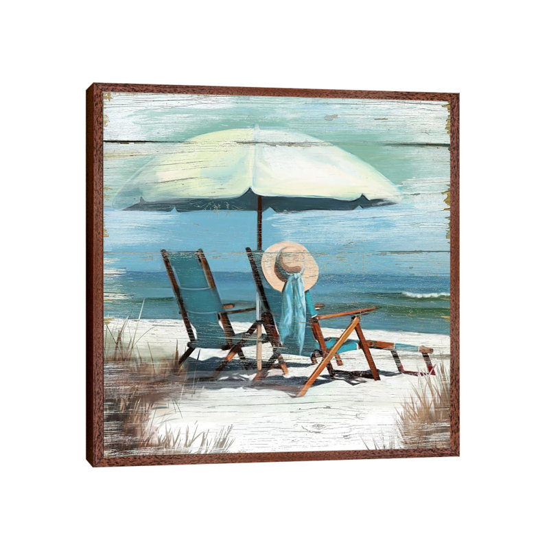 Perfect Spot by Carol Robinson - Print on Canvas, 66.04 cm H x 66.04 cm W, Classic Brown Wood Framed