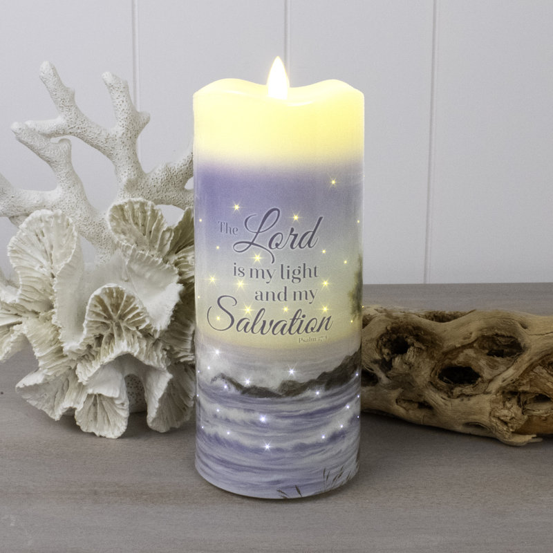 The Lighthouse Fiber Optic Candle