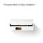 Maxstow 48 po Meuble-lavabo mural avec lavabo et comptoir en quartz-1962421129
