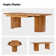 Eljin 94" Mid-Century Modern Dining Table With Tableware Classification Drawer And Solid wood base