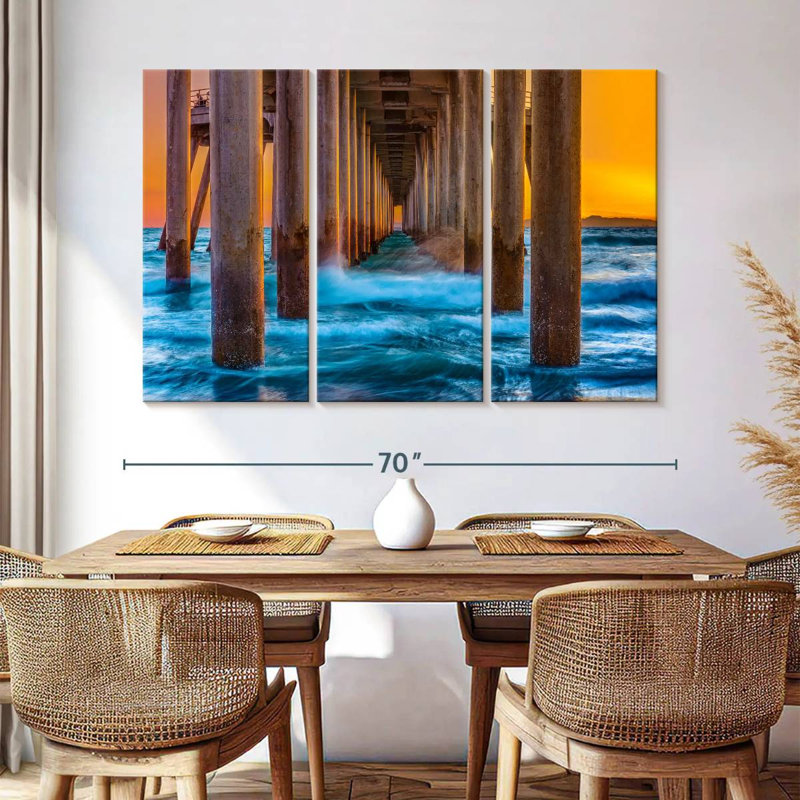 Aletra Hunting Beach Pier, 42" H x 65" W