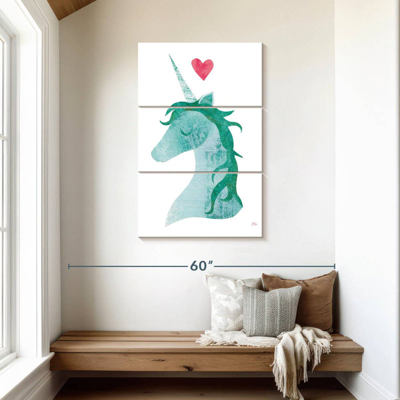 Ashelle licorne magique II, H 45 po x l 28 po
