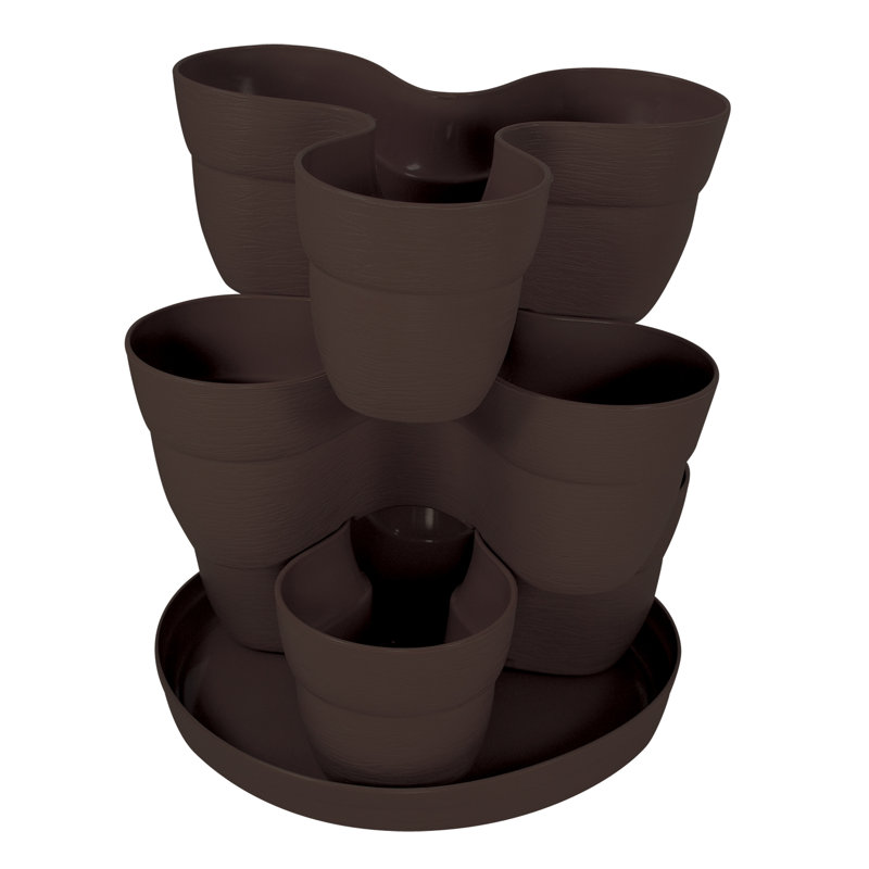 Manac Pot Planter, Brown