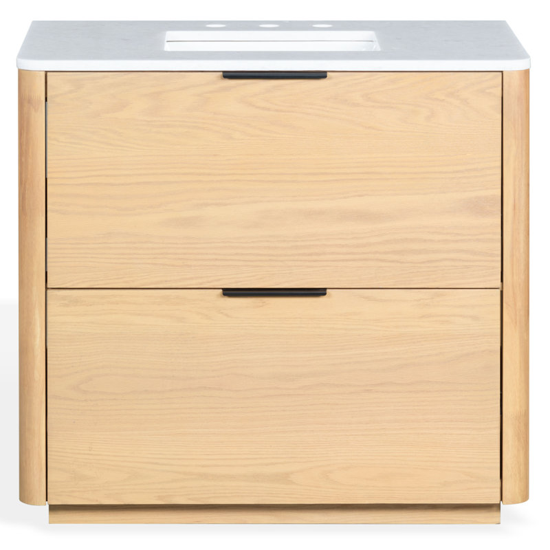 36" Single Sink Neville Vanity, Natural