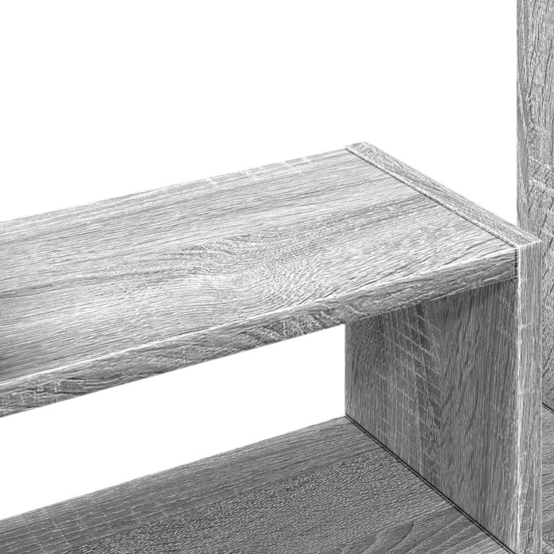  Desk Organiser 38.5X17x39 Cm Engineered Wood, Grey Sonoma