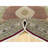 10'x14'3" Crabby Apple Red Shiny Wool Tabriz with Hand Knotted All Over Mahi Design Rug