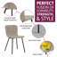 Mose Upholstered Dining Chair x4-94830134-123755100