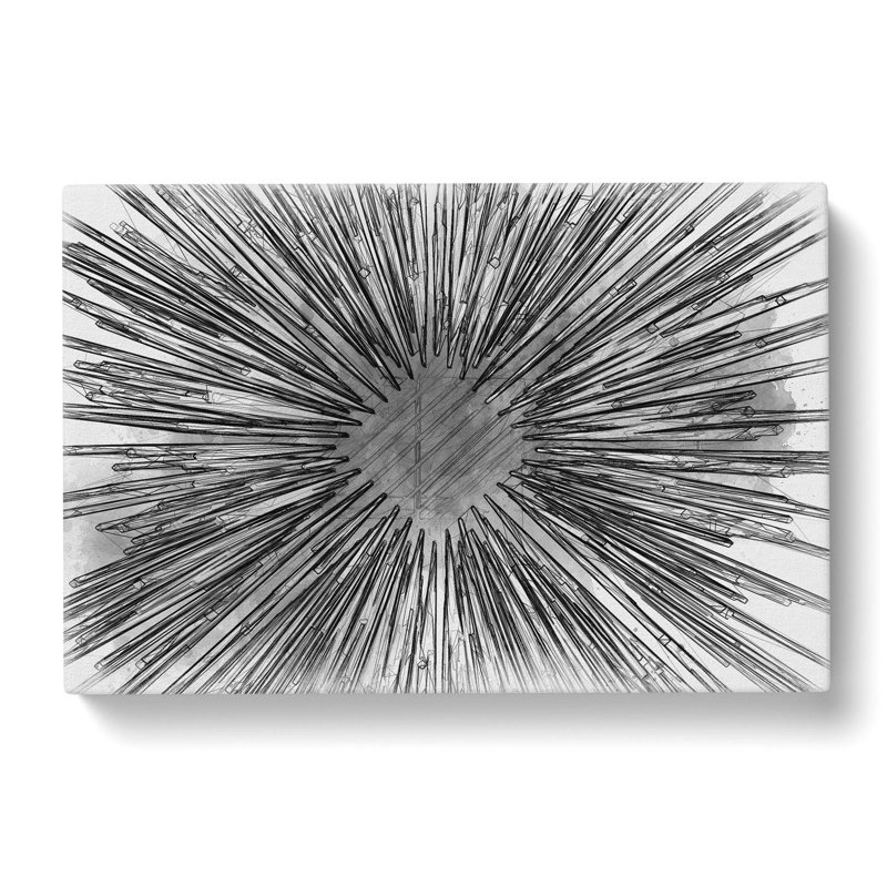 Explosion of Joy in Abstract - Wrapped Canvas Graphic Art Print, 50cm H x 76cm W x 3cm D