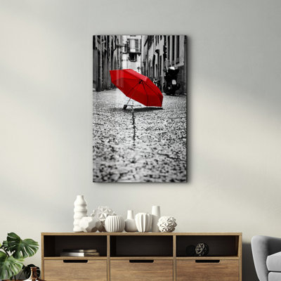 Élégante peinture murale en verre trempé de 13,8 po x 21,7 po | 100% verre trempé, épaisseur: 0,16 pouce | Imprimé UV pour des couleurs éclatantes | Parfait pour la décoration intérieure, le salon et les espaces de bureau