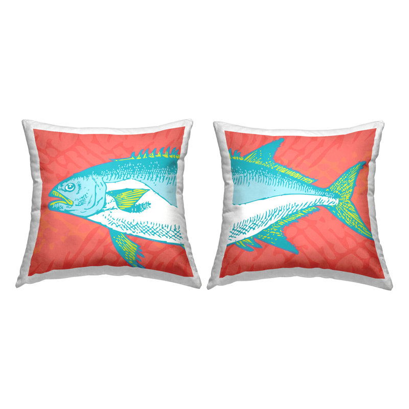 Polyester Throw Square Pillow Cover & Insert