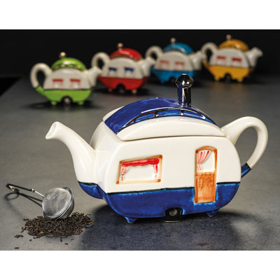 Williston Forge Ison 1 mL Stovetop Safe Porcelain China Teapot For