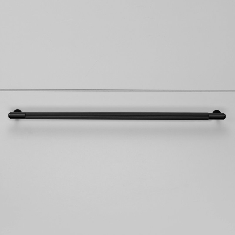 Pull Bar / Linear, Black, 12 4/5"