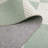 Modern Retro Checkered Pattern Area Rug in Sage Green/Cream-327012902