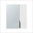 White Wall-Mounted Bathroom Cabinet With Mirror