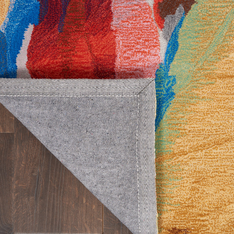 Shamokin Hand-Tufted Multicolor Rug, Rectangle 8'6" x 11'6"